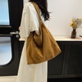 thumbnail image 3 of Bolso Mano Hombro para Mujeres Hombres Gamuza Gran Capacidad, 3 of 9
