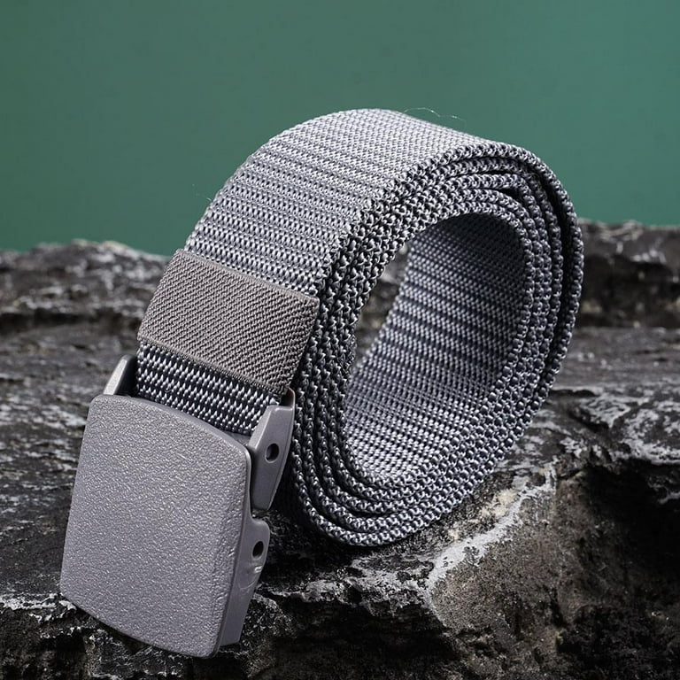 Men Belt Nylon Belt Webbing Canvas Outdoor Web Belt with