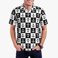 thumbnail image 5 of Wukai Nautical Anchors1 Men’s Polo Shirts,Quick-Dry Athletic Shirt,Classic Fit Shirts-Medium, 5 of 8