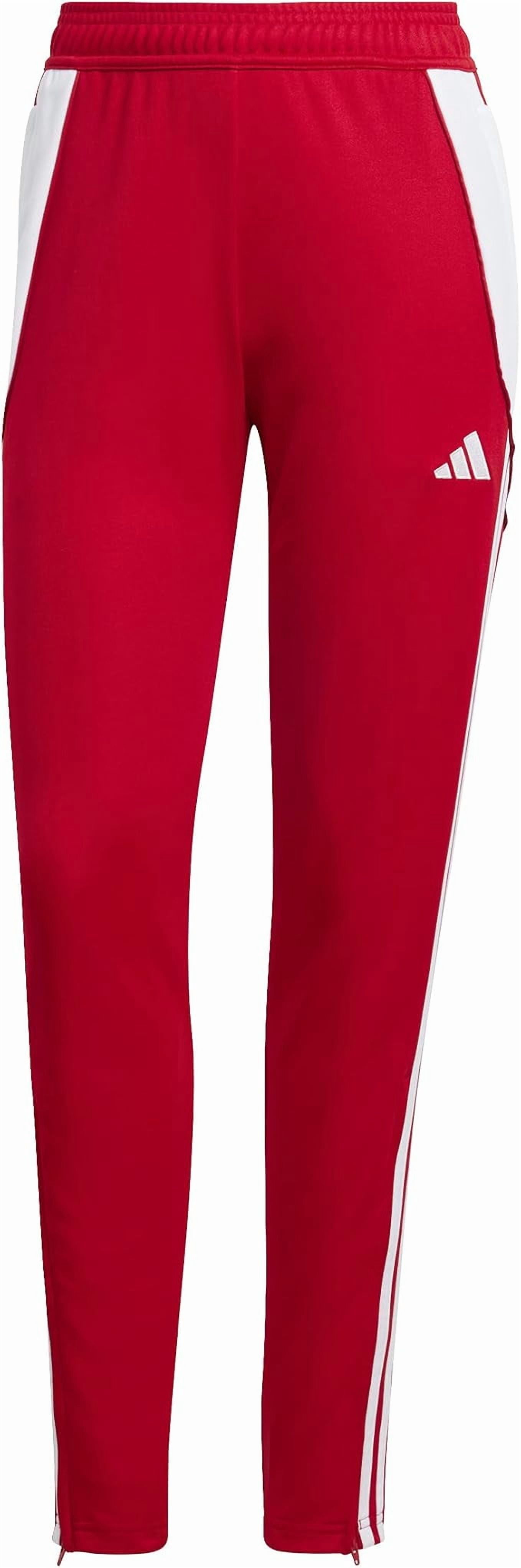 adidas Women's Tiro 24 Training Pants, Team Power Red/White, Large