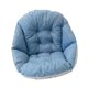 thumbnail image 5 of Cojín de repuesto para hamaca, silla colgante, cojín de asiento para cesta, almohadilla de asiento para el hogar, patio, oficina, sala de estar. Azul, 5 of 8