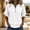 A3 White, variant on GILIGEGE Linen Shirts for Women,V Neck 3/4 Sleeve Gauzy Shirts,Loose Fit Curved Hem Tunic Cotton Linen Tops,Peasant Shirts Beach Vacation Tees,Casual Blouses for Summer 2026 Blackish Green S