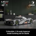 thumbnail image 2 of 8X6 Hybrid Hypercar Building Set for Adults, Collectible 1:16 Scale Race Car Model, Racing DIY Craft for Display and Play,(1,028 PCS, A-Y26004), 2 of 6