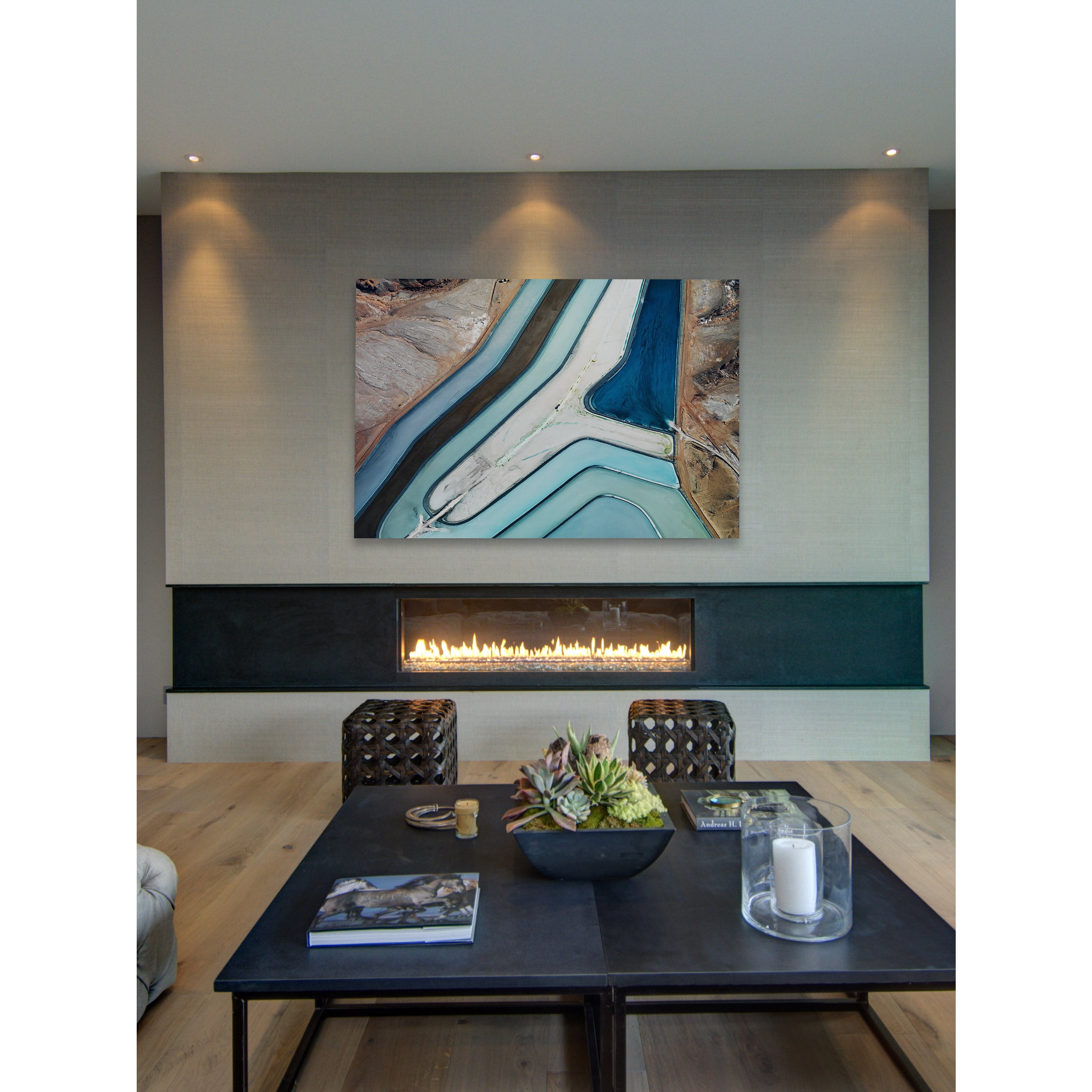 "Winding River" Painting Print on Wrapped Canvas
