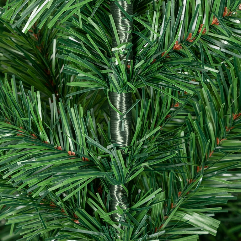 7FT Christmas Tree Flocking Spray White Tree Plus Pine Cone