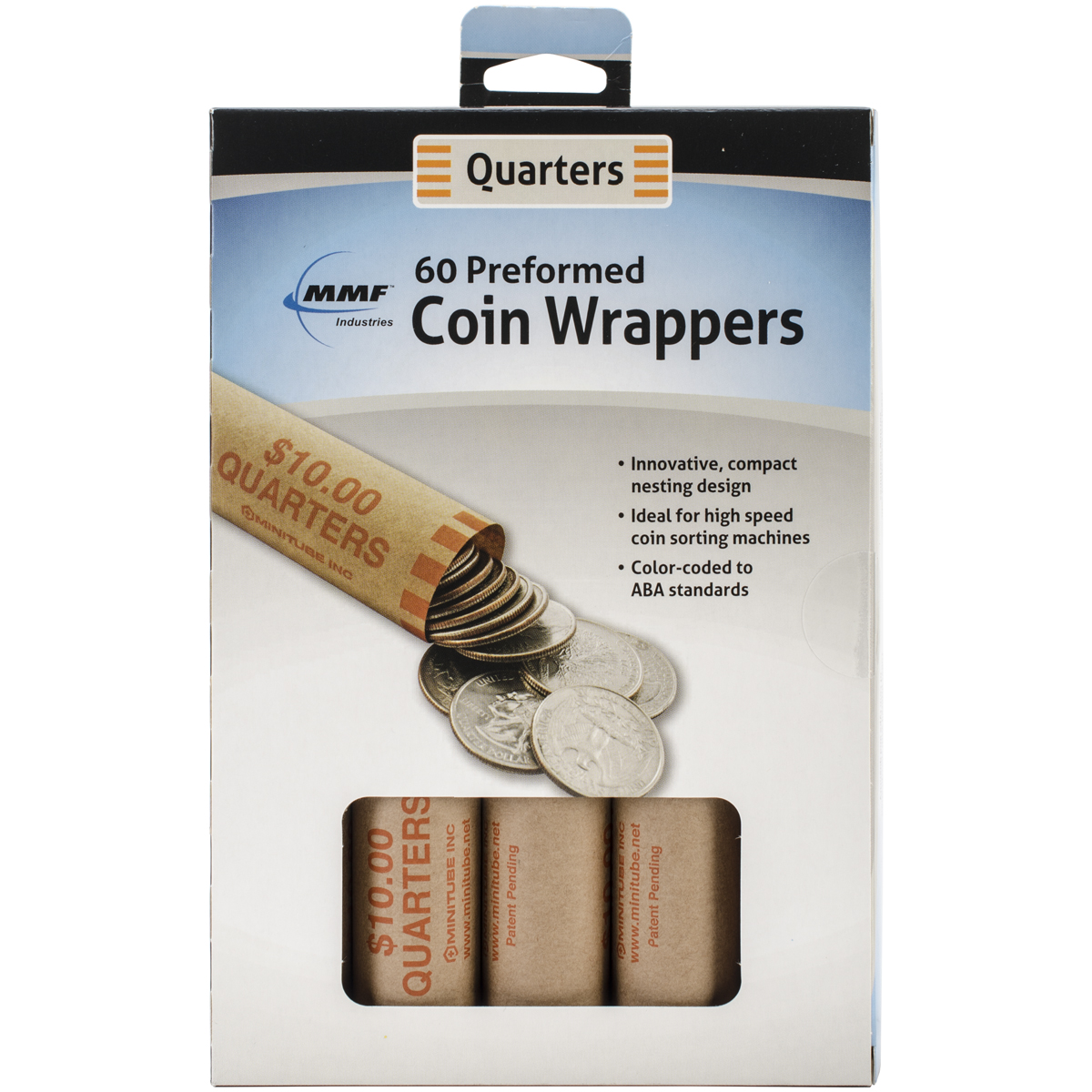 Nested Preformed Coin Wrappers 60/PkgQuarter Walmart Canada