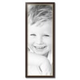 thumbnail image 2 of ArtToFrames 14" x 39" Mahogany and Gold Slope Picture Frame, 14x39 inch Brown MDF Poster Frame (WOM-4447), 2 of 8