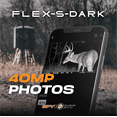 thumbnail image 4 of SPYPOINT Flex-S Dark Solar Outdoor Cellular Trail Camera - Integrated Solar Panel, No WiFi Needed, Night Vision Motion Activated, Dual-Sim LTE, 40MP Photos and 1080p w/Sound, 4 of 9