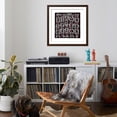 thumbnail image 4 of Art.com Untitled Pop Art Giclee Print by Keith Haring, Brown Frame Wall Art, 38" x 38", 4 of 5