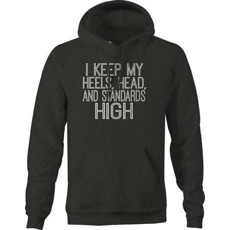 Keep My Heels Head Standards High Girl Boss Sweatshirt for Men Small Dark Gray