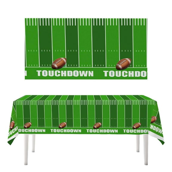 Border : Themed Kids' Birthday Party Tableware Set Football Plates Napkins Tablecloth & Table Cloth 6 Ft Tablecloth Thanksgiving Cloth Tablecloth for Party Table Cloth Modern 40x40 Tablecloth