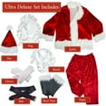 thumbnail image 2 of Sunnywood Ultra Deluxe Santa Claus Suit Adult Costume, Size XL, 2 of 7