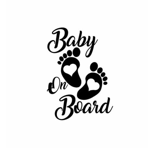cute baby on board sign