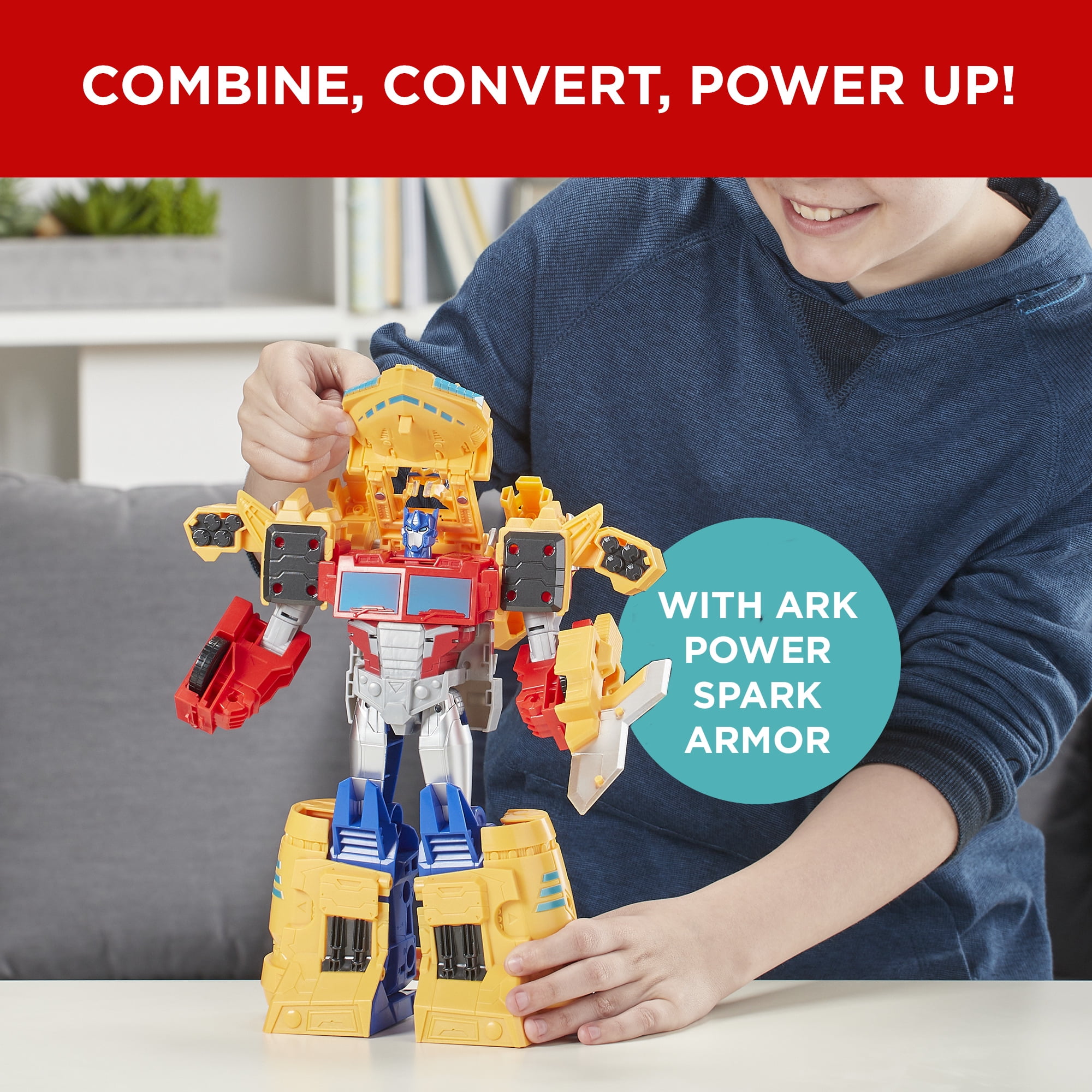 transformers cyberverse spark armor ark power optimus prime