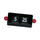 thumbnail image 1 of Reloj de mesa giratorio automático con pantalla de números grandes, decoración creativa para el hogar, regalo de inauguración de la casa Rojo negro, 1 of 9