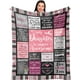 thumbnail image 1 of LHSHID Daughter Gifts Gifts for Daughter from Mom Daughter Birthday Gifts Idea Daughter Gift from Mom Dad Birthday Gifts for Daughter Adult Birthday Gifts Blanket for Daughter 60"x80", 1 of 6