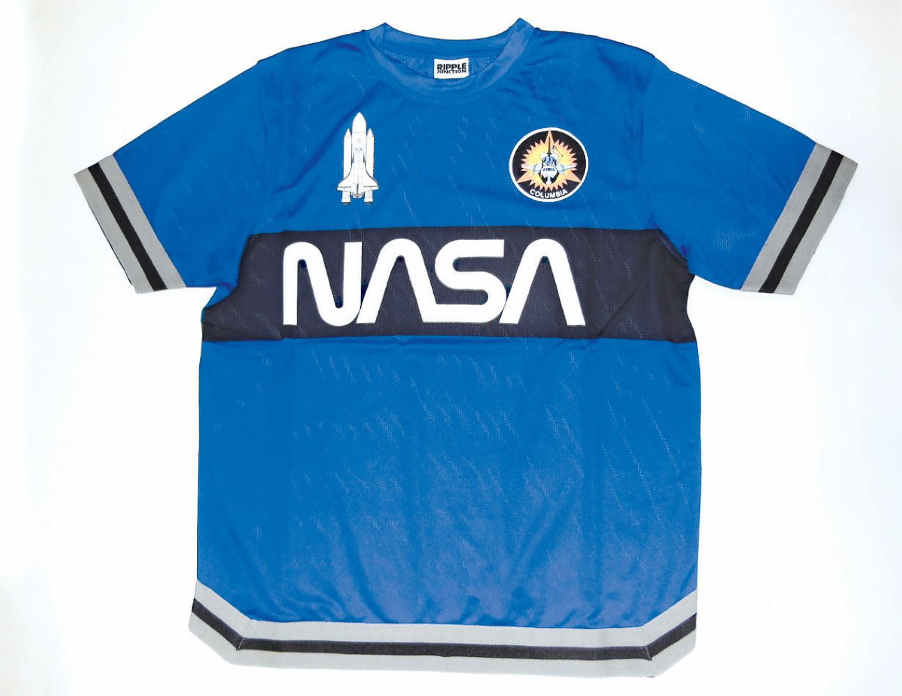 NASA Mens Soccer Jersey Graphic Sport T 
