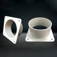 thumbnail image 5 of Air Vent Duct Connector Flange Straight Ventilation Pipe Plastic Ducting Tools, 5 of 10