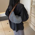thumbnail image 4 of Bolso Bandolera Monedero Denim Con Diamantes Mujer Correa Ajustable Messenger Bag, 4 of 9