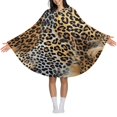 thumbnail image 3 of Leopard Animal Print Texture Blanket Oversized Wearable Hooded Blanket Warm Throw Blanket Buttons Sweatshirt For Women Men Teens Flannel, 3 of 8