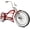 Red, variant on Tracer Scorpion GTS 26" Stretch Beach Cruiser Bike, 7-speed, Suspension Fork, Hi-ten Steel Frame, Disc Brake, for Men, White