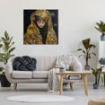 thumbnail image 3 of Stupell Industries Astral Geometric Portrait Abstract Painting Gallery Wrapped Canvas Art Print Wall Art, 36 x 36, 3 of 8