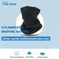 thumbnail image 7 of 2 Pack Winter Neck Warmer Thermal Wind&Dust Resistant Neck Gaiters for Men Women Black Light Gray, 7 of 7