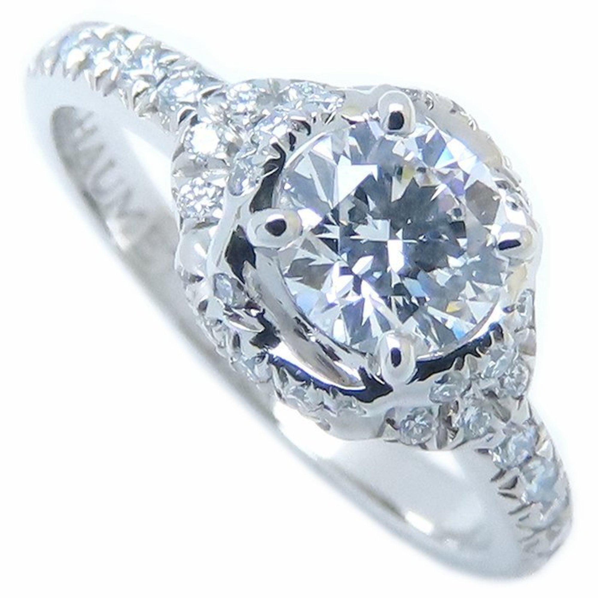 Pre-Owned Chaumet Lien D'Amour Solitaire Diamond Ring in Pt950 Platinum with a 0.50ct... (Good)