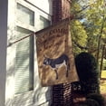 thumbnail image 2 of Caroline's Treasures CK6788CHF American Mammoth Jack Donkey Welcome Flag Canvas House Size , Large, multicolor, 2 of 4