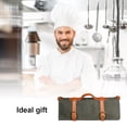 thumbnail image 4 of Injueey Bolsa para cuchillos de Chef, bolsa enrollable de lona, ​​bolsa de transporte, bolsa de cocina, almacenamiento duradero portátil con 11 Almacenamiento y organización del hogar Injueey HA007666-00, 4 of 6