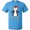 Pacific Blue, variant on Inktastic Cute Penguin, Little Penguin, Penguin with Bow T-Shirt