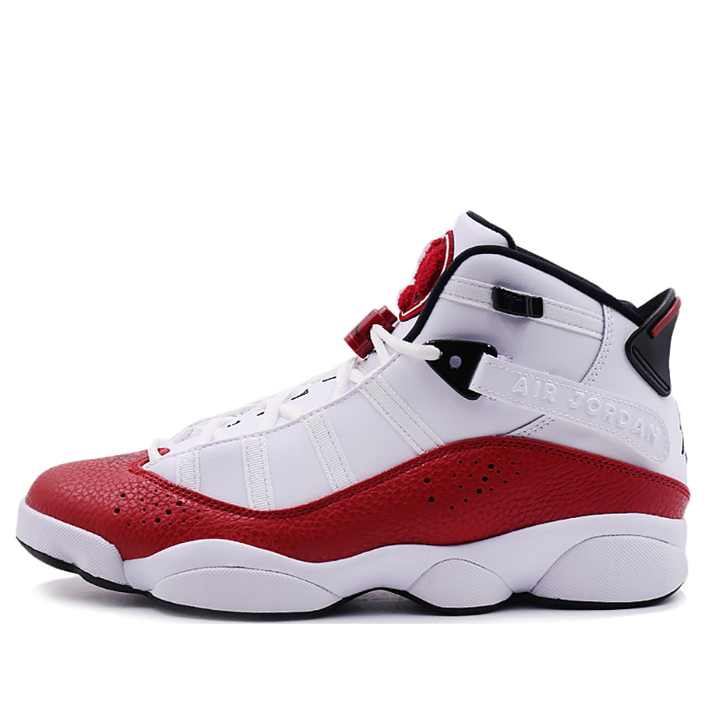 Nike Men's Jordan 6 Rings Basketball Shoes White/Black-University Red ...
