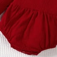 thumbnail image 5 of Sngxgn Baby baby Cotton Long-sleeve Bodysuits(Red,3M), 5 of 6