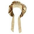 thumbnail image 1 of Hair Bonnet Comfortable Sleeping Hat Reusable for Cooking Household Cleaning Aureate, 1 of 8