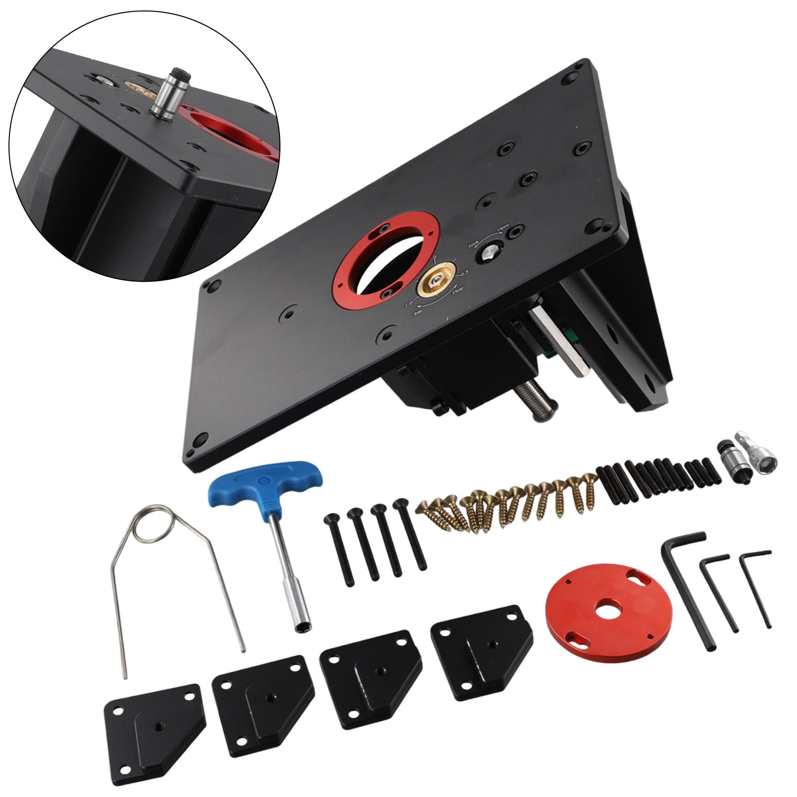Router Lift Lifting Table Woodworking Compact DIY Lightweight With Fixed Base Practical Brand New Long Lasting