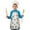 Colorful Mushroom Cartoon-1, variant on Colorful Mushroom Doodle Beige Pattern Kids Aprons for Girls and Boys,Adjustable Neck Strap Toddler Aprons for Kids Cooking Baking