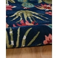 thumbnail image 3 of Trio Cactus Navy Area Rug 8x10 Contemporary Transitional Design, 3 of 5