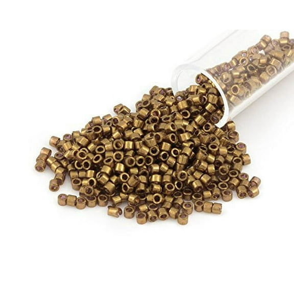 Miyuki Delica Seed Bead 11/0 Metallic Light Brown