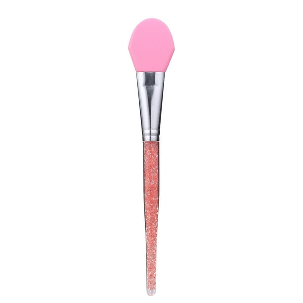 Cepillo facial de silicona, herramienta de belleza, aplicador de barro facial de silicona suave, cepillo aplicador de barro facial flexible