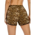 thumbnail image 4 of YouLoveIt Yoga Shorts for Women, Sports Yoga Shorts Workout Shorts Women Beach Shorts Sports Active Running Shorts for Home Outdoors Beach, Leopard grain color, 4 of 8
