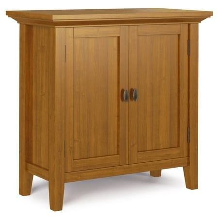 Simpli Home - Redmond Low Storage Cabinet - White