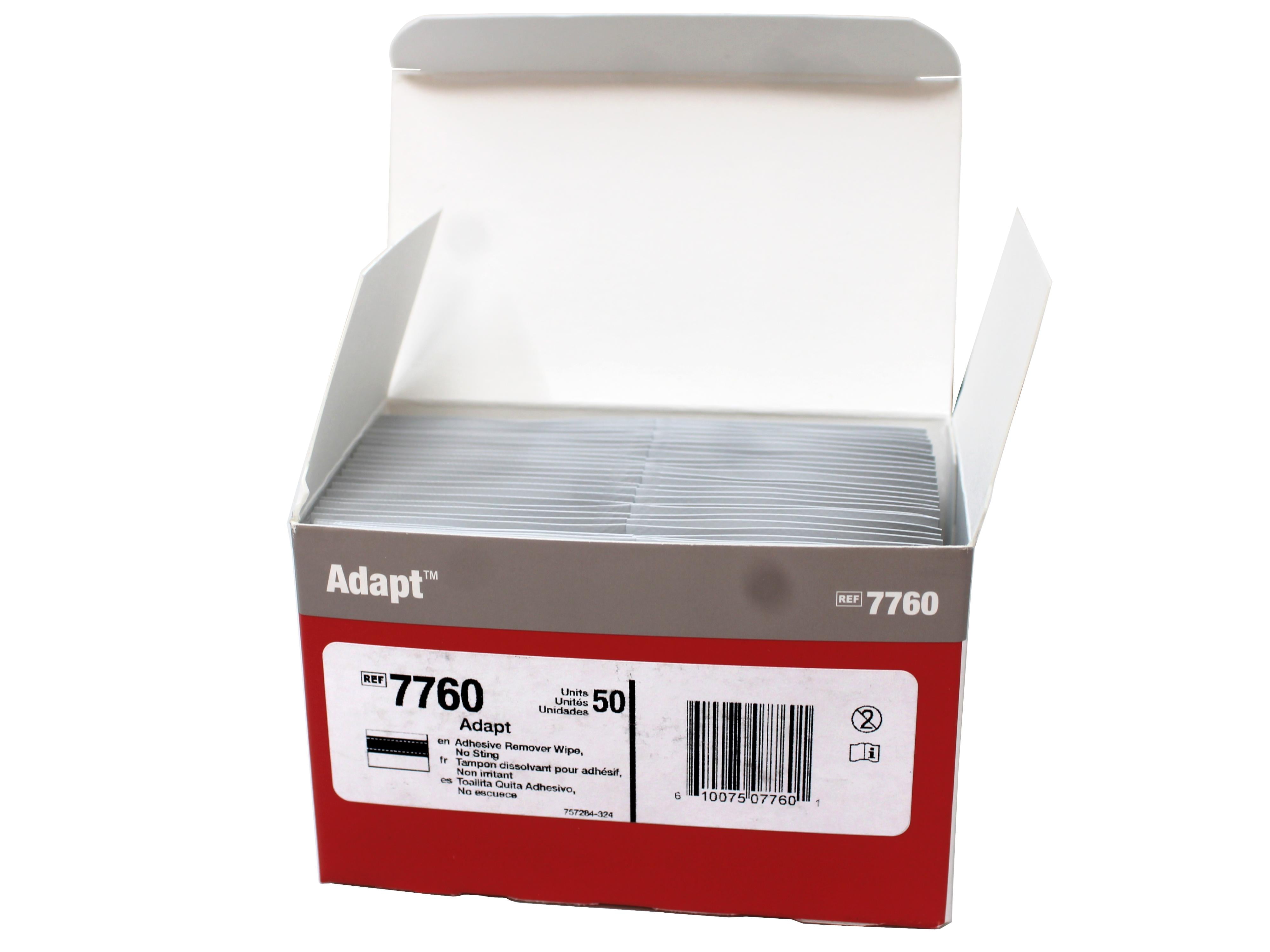 Hollister Adapt Adhesive Remover Wipes, 7760, 50 Count - 2 Pack