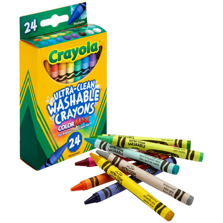 24Ct Washable Crayons 24/pack — TGP