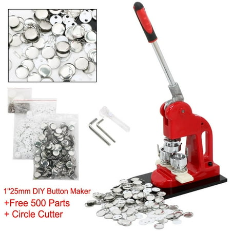 yaheetech 1inch 25mm button badge maker machine with extra 500pcs