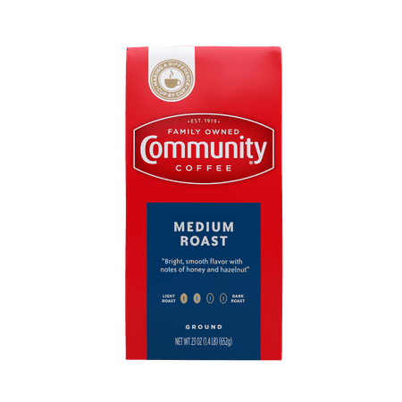 Community Coffee Medium Roast Ground 23 oz Firm Pack
