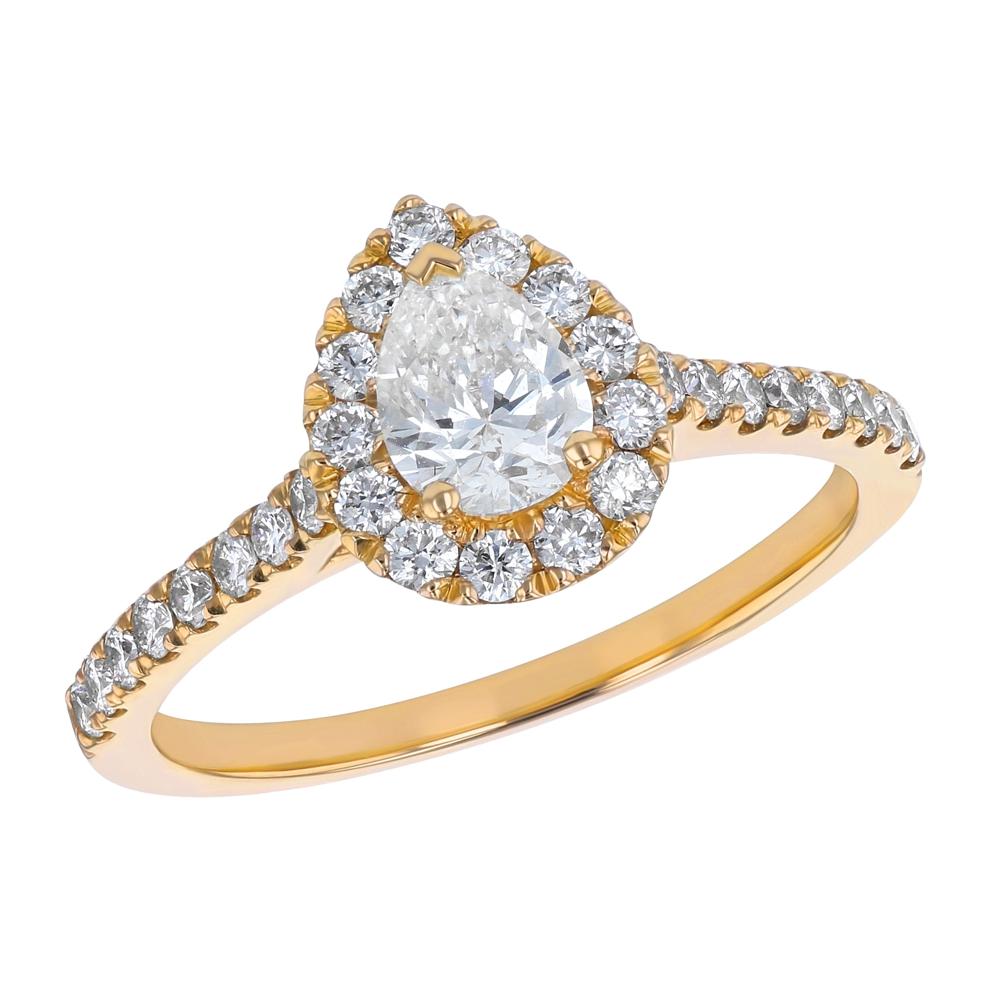 Hollywood Hills Jewelers - 14K Yellow Gold 1 cttw. Certified Diamonds ...