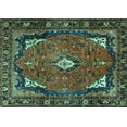 thumbnail image 1 of Ahgly Company Indoor Rectangle Persian Turquoise Blue Traditional Area Rugs, 8' x 10', 1 of 4