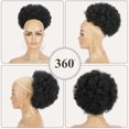 thumbnail image 5 of Afro Puff Drawstring Ponytail For Black Women , High Puff Drawstring Short Ponytail Bun For Short Natural Hair,Afro Kinky Curly Ponytail Hairpieces With Clip In, 5 of 5