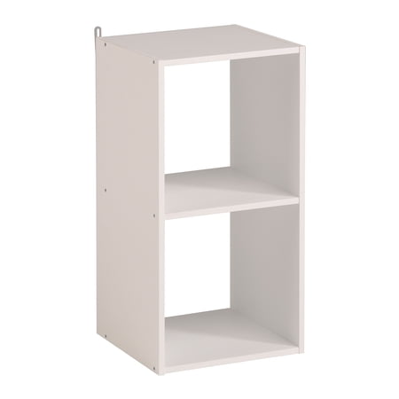 white 2 cube unit