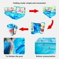 thumbnail image 4 of PVCS Piscine pour Enfants Pliable Bleu Mer Profond Ronde Épaissie Piscine Familiale, 4 of 6